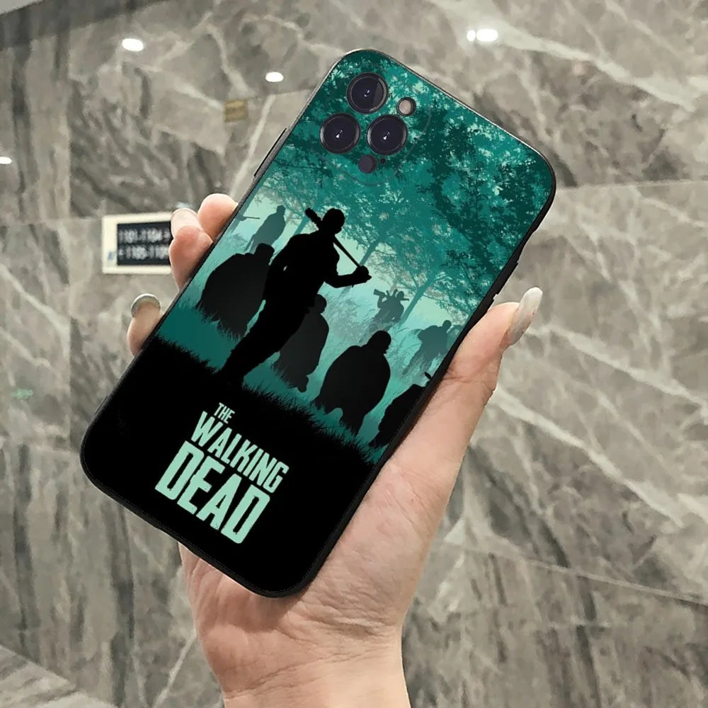 The Walking Dead Phone Case For iPhone 15 14 11 12 13 Mini Pro XS Max Cover 6 7 8 Plus X XR SE 2020 Funda Shell