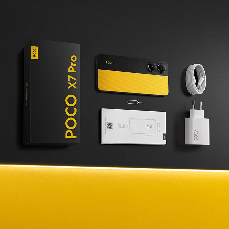 POCO X7 Pro 5G Global Version Smartphone 256GB/512GB NFC Dimensity 8400-Ultra 1.5K 120Hz AMOLED Display 6000mAh 90W Hyper Charge