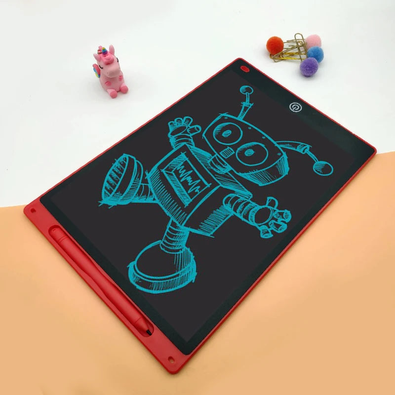 12 Inch Electronic Drawing Board(Brightness Increase By 20%), Writing Tablet For Kids, Colorful Screen Doodle Board