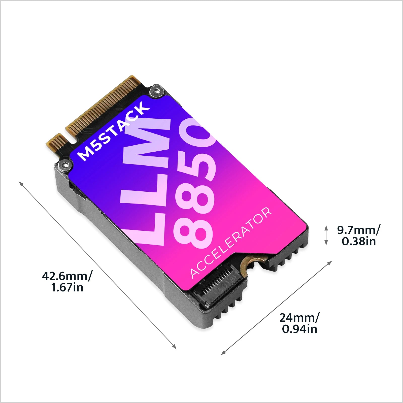 M5Stack Official AI-8850 LLM Accleration M.2 Module (AX8850)