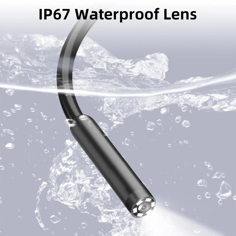 KERUI Android Endoscope Camera 2 IN1 Micro USB Type C Borescope Mini Camera Waterproof LED Car Inspection For HUAWEI XIAOMI PC