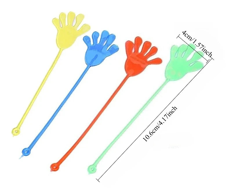 Funny Sticky Hands Toy 5-50 Pcs Elastic Slap Palm Squishy Kids Party Favors Novelty Gift Supplies for Children