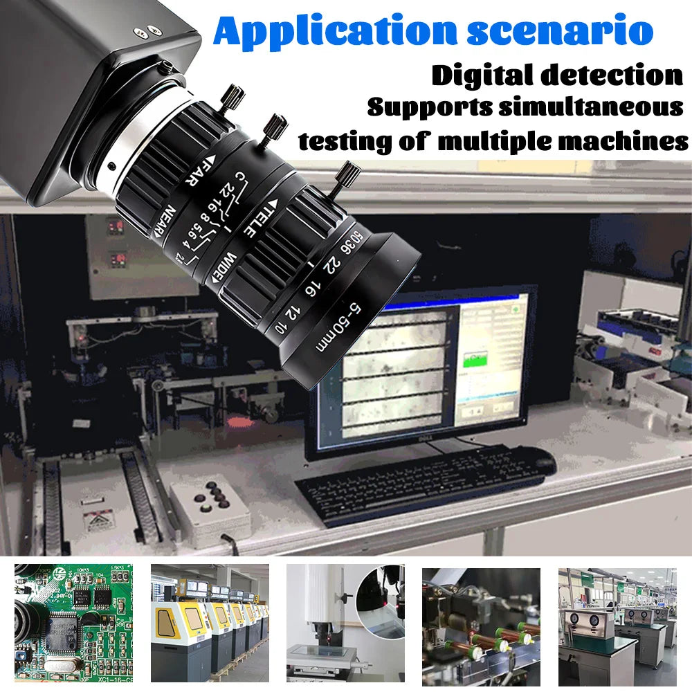 4K USB3.0 Camera 1/1.8" Inch IMX678 Sensor 3840x2160 60FPS 10X Zoom Varifocal High Quality Lens Plug Play UVC Support Video Live