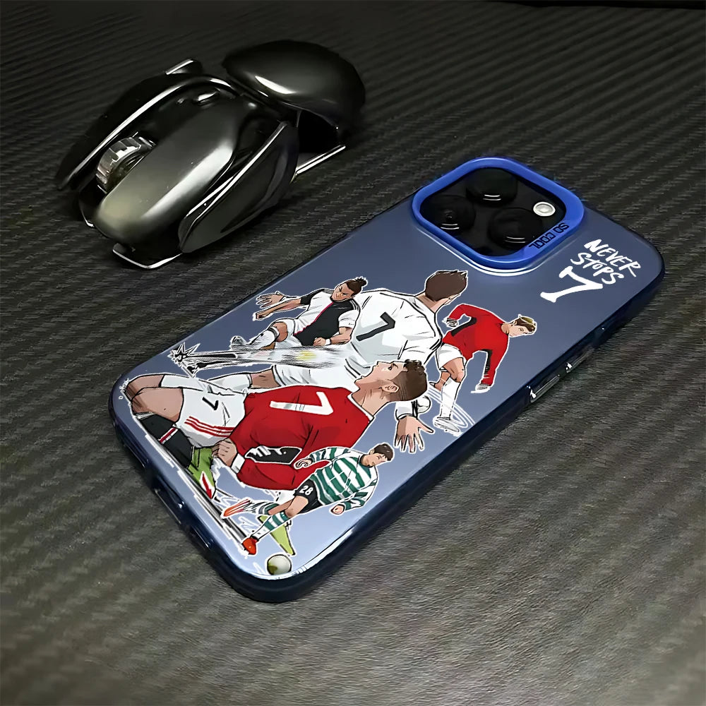 Football champion C-CR7S Phone Case for Oppo Reno14 Reno13 Reno12 Reno11 Reno10 Reno8 Reno7 Z F T Pro Plus 4 5G Matte Back Cover