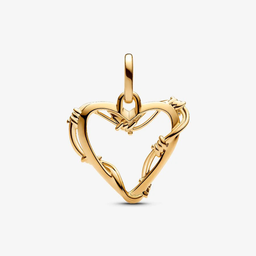 New 925 Silver Gold Bear Love Dog Bead Eternal Lucky Leaf Pumpkin Car Pendant Fashionable DIY Charm Exquisite Jewelry Gift