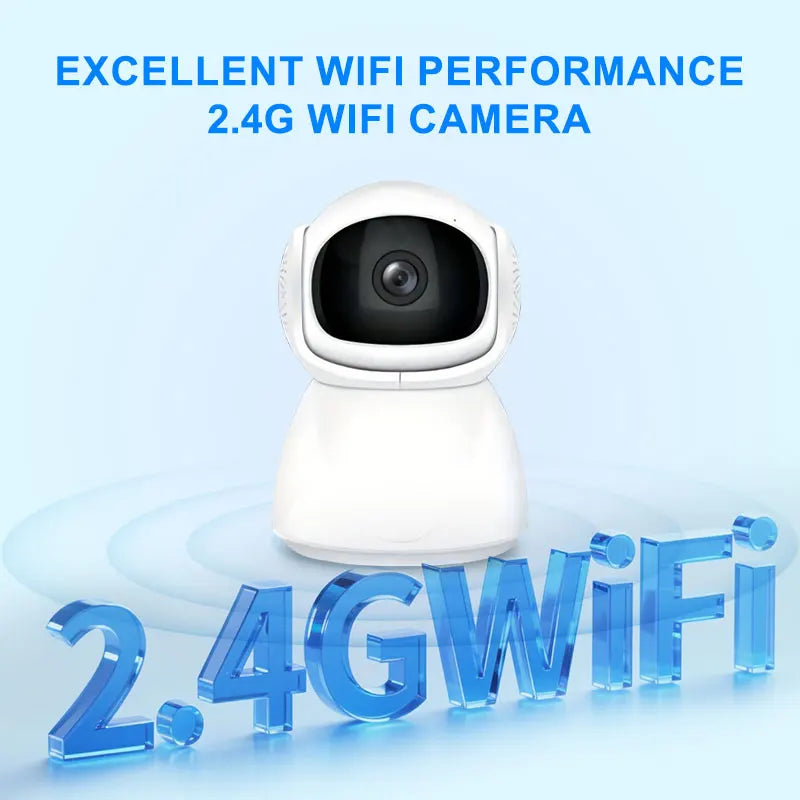 Wireless PTZ Camera Indoor IP Camera Wi-Fi Surveillance for Home Security Camera Night Vision CCTV Camera Pet Dog Camera