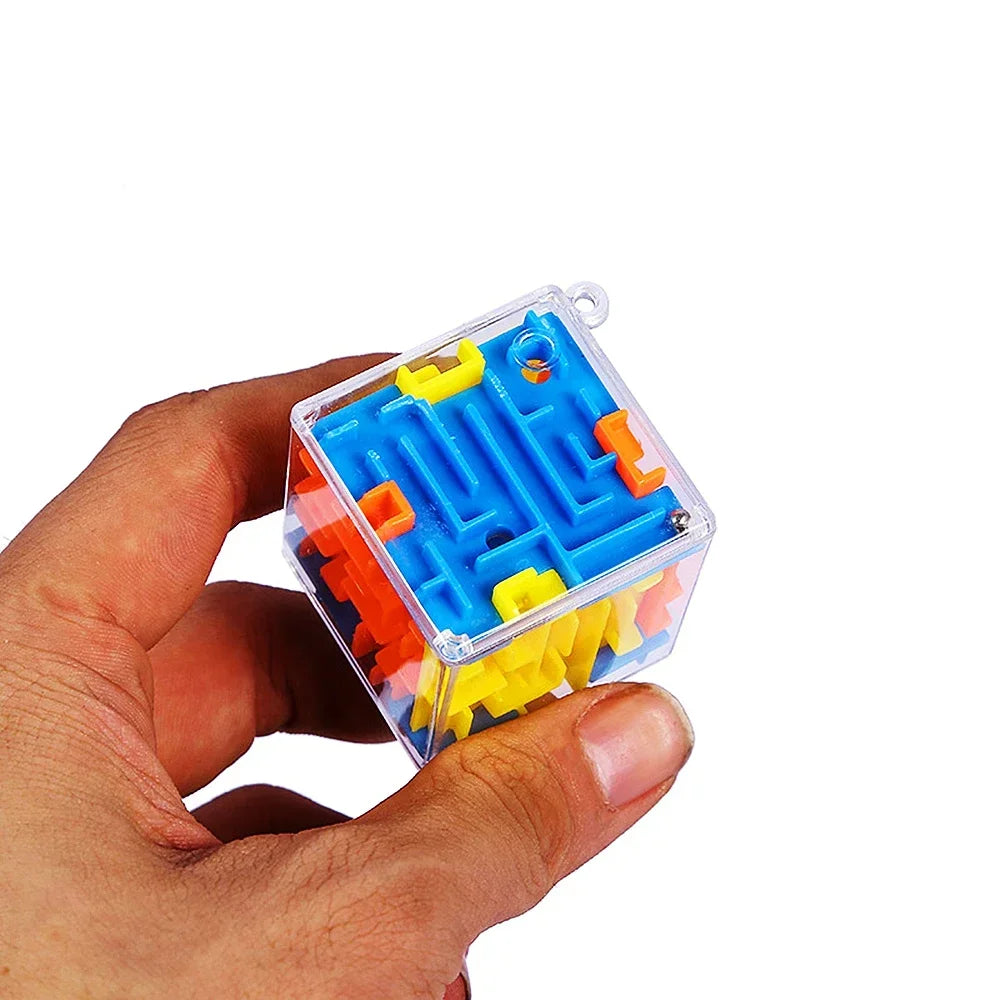 Fun 3D Cube Rolling Beads Maze Educational Toys Boys Girls Birthday Wedding Guest Gift Giveaway  Kids Gift Stress Reliever Toys