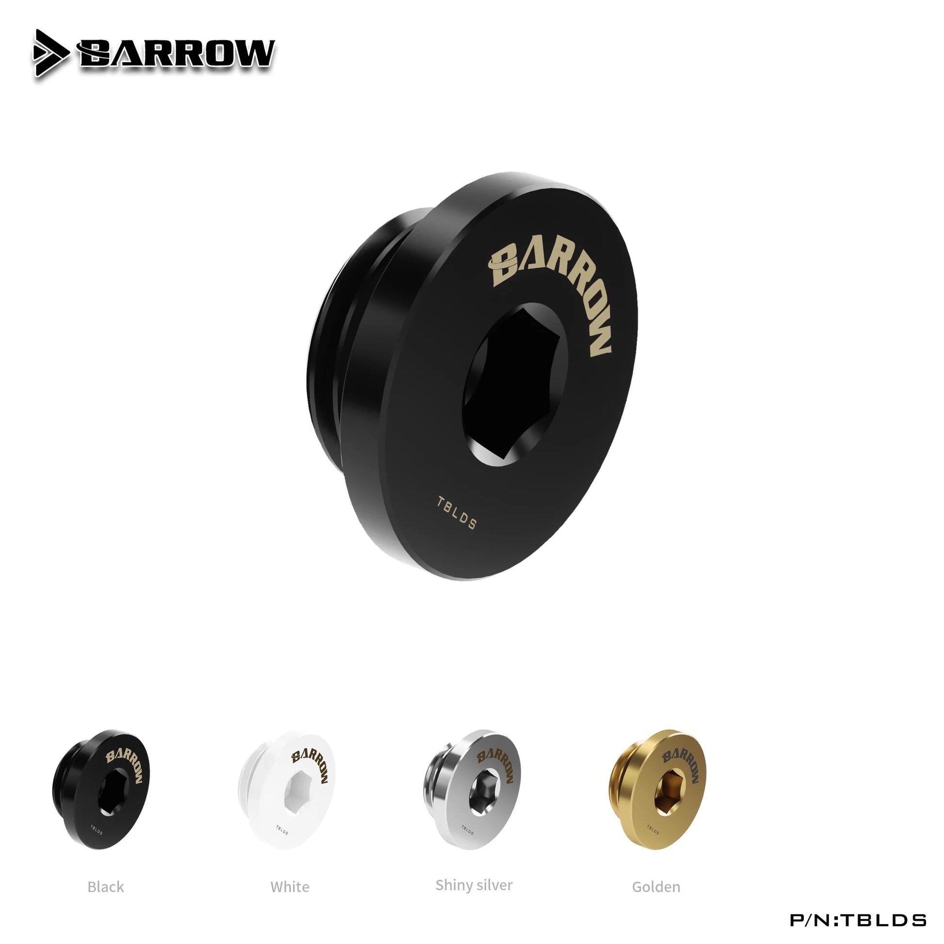 Barrow G1/4'' Plug Brass Sealing Lock Dragon Logo Special Edition Cooler Plug Computer Water Cooling Accessories Fitting