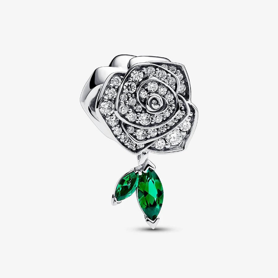 New 925 Silver Lucky Sparkling Love Cannibal Flower Beads Hot Selling Eternal Monster Gem Pendant Fashion DIY Charm Jewelry Gift