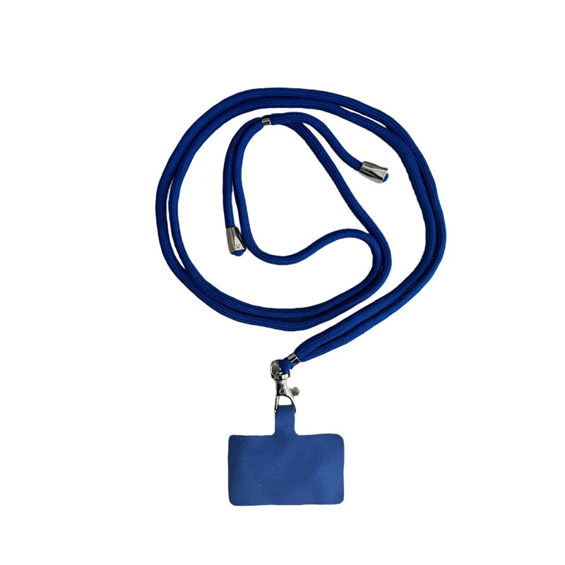 Soft Phone Lanyard Strap Patch For All Phone Cases Solid Color Household External Hanging Neck Freeing Hands And Preventing Loss