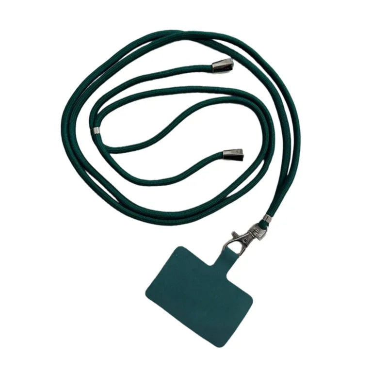 Soft Phone Lanyard Strap Patch For All Phone Cases Solid Color Household External Hanging Neck Freeing Hands And Preventing Loss