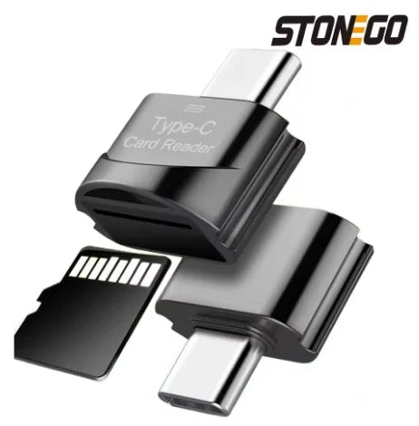 Type C To Micro-SD TF Adapter OTG Card Reader Mini Card Reader Smart Memory Card Reader For Phone Laptop