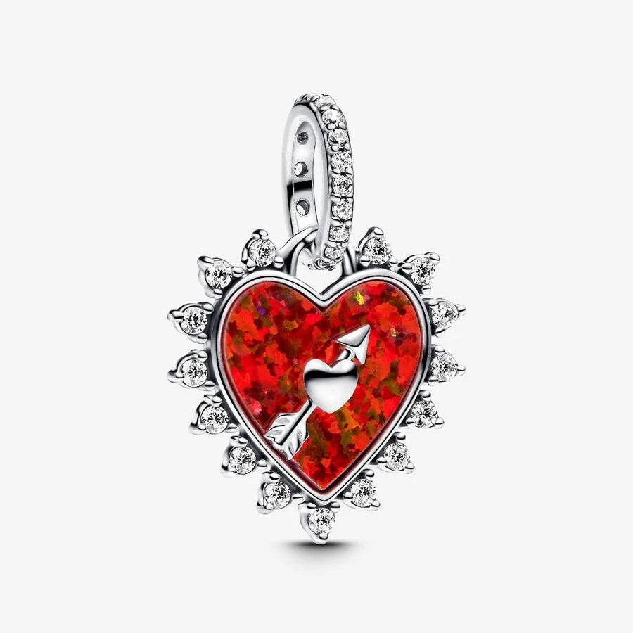 New 925 Silver Lucky Sparkling Love Cannibal Flower Beads Hot Selling Eternal Monster Gem Pendant Fashion DIY Charm Jewelry Gift