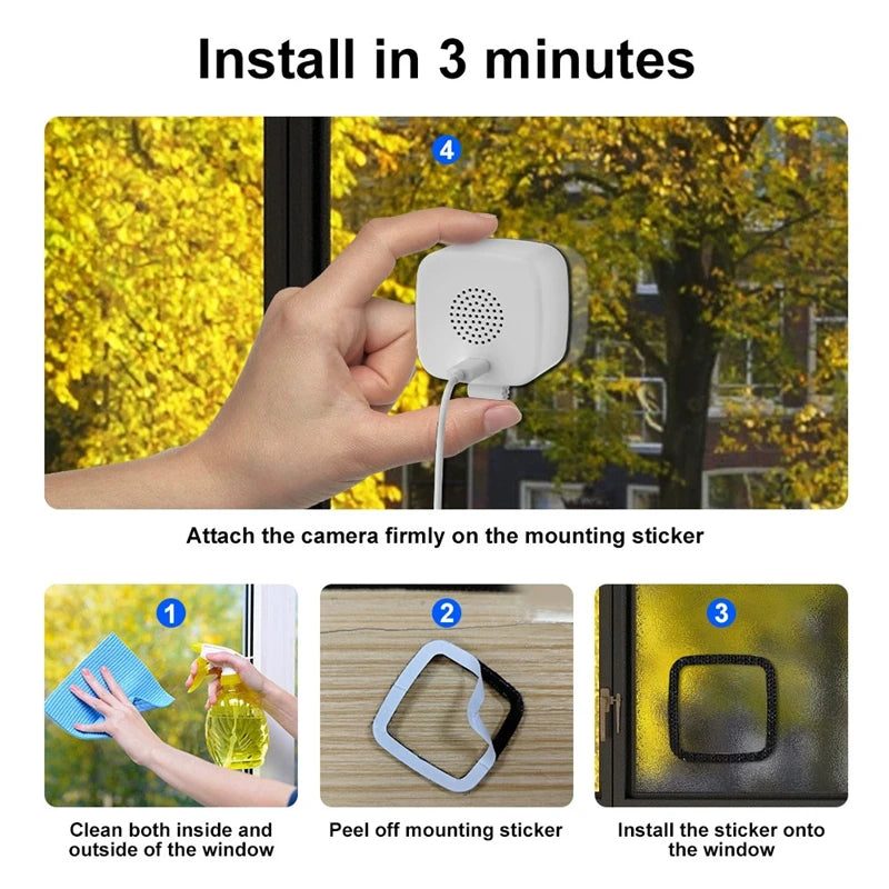 4K WiFi Camera Safety Monitor Mini 1080P HD Camcorders Indoors Night Version Video Intelligent Camera Security Protection NEW