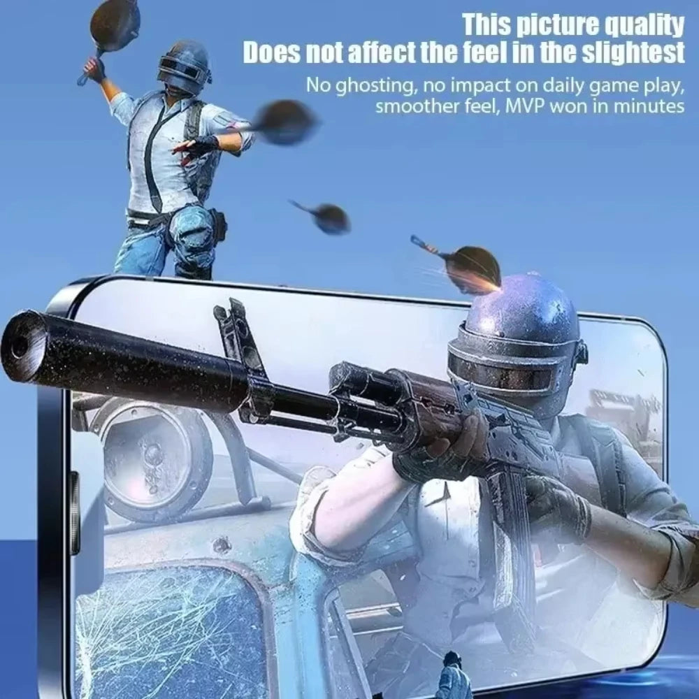 NNBILI 1-2Pcs Matte Tempered Glass For iPhone 16 15 14 12 11 13 Pro Max 16E Anti Fall And Anti Scratch Frosted Screen Protectors