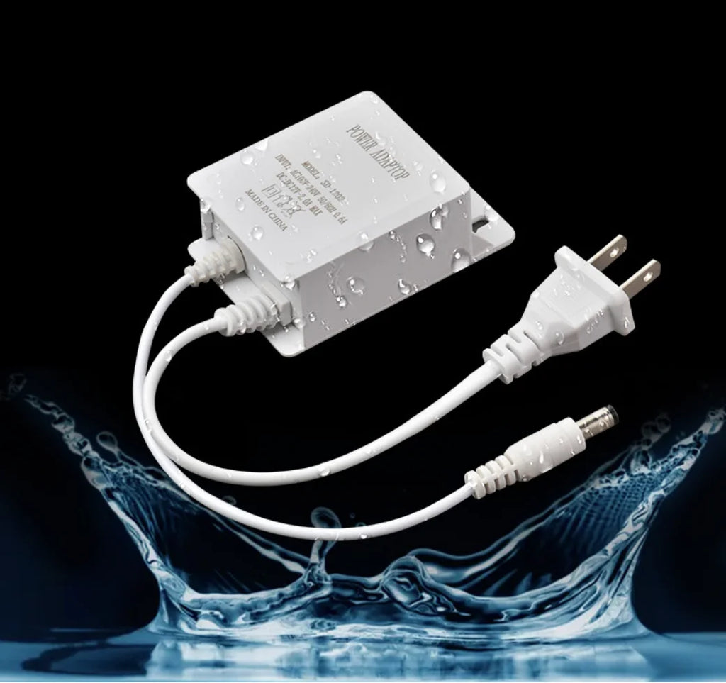 DC12V 2A Waterproof EU Power Adapter For CCTV Security Surveillance Cameras AHD Camera NVR DVR Input AC100V-240V 5.5mm*2.1mm