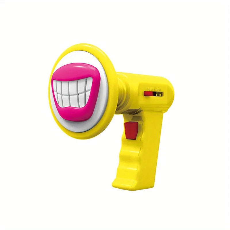 Mini Kids Voice Changer Toy Cosplay Voice Speaker with 6 Sound Effects Handheld Megaphone Trick Joke Toy for Kids Children