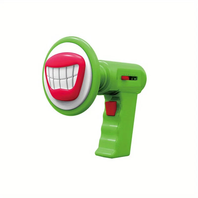 Mini Kids Voice Changer Toy Cosplay Voice Speaker with 6 Sound Effects Handheld Megaphone Trick Joke Toy for Kids Children