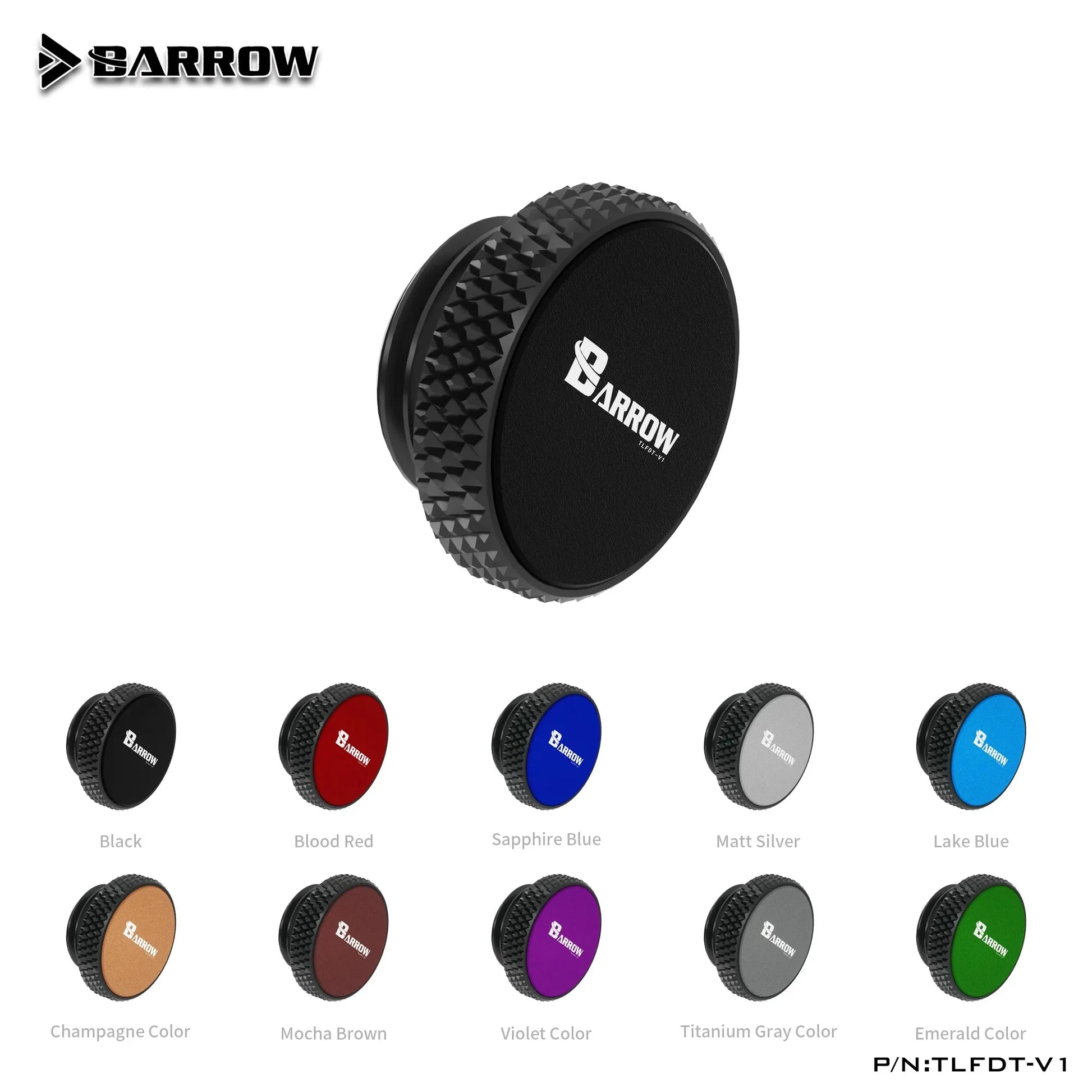 Barrow G1/4'' Plug Brass Sealing Lock Dragon Logo Special Edition Cooler Plug Computer Water Cooling Accessories Fitting