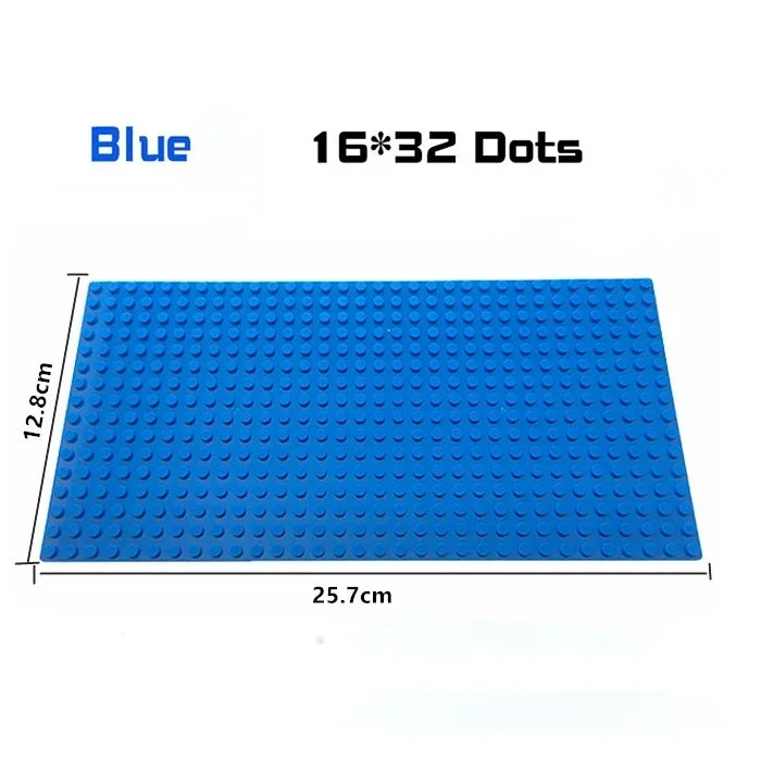 Classic Base Plates 32x32x16x16 Dots MOC DIY Plastic Bricks Baseplates City Dimensions Building Blocks Figures Construction Toys