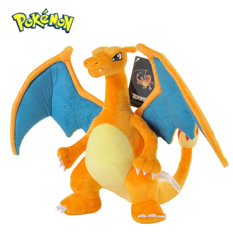 Mega Charizard X Y Soft Plush Toys Cute Anime Figure Kawaii Shiny Gigantamax Rayquaza Charizard Anime Stuffed Toy