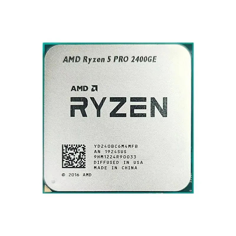 AMD Ryzen 5 PRO 2400GE R5 PRO 2400GE 3.2 GHz Quad-Core Eight-Thread 35W CPU Processor YD240BC6M4MFB Socket AM4