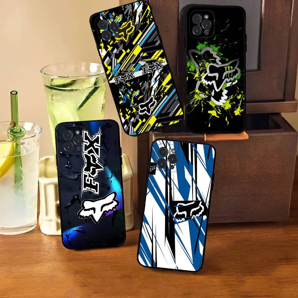 Motorcycle F-Foxes Soft Back Phone Cover Case For IPhone 17 16 Pro Max 15 12 11 16e 13 Mini 14 15 Plus
