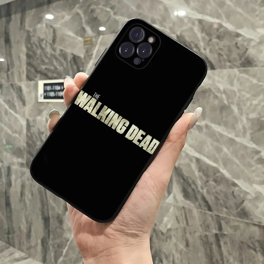 The Walking Dead Phone Case For iPhone 15 14 11 12 13 Mini Pro XS Max Cover 6 7 8 Plus X XR SE 2020 Funda Shell