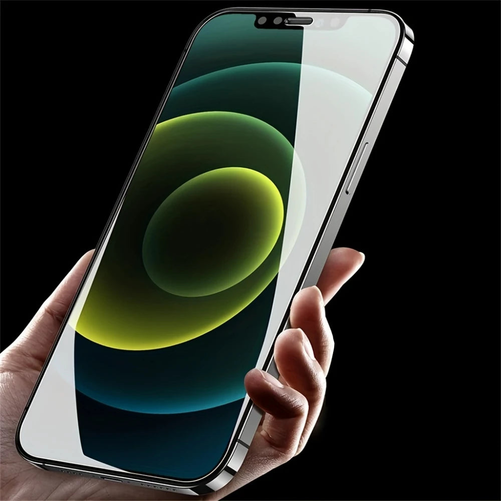 3Pcs HD Full Cover Screen Protector For iPhone 16 15 14 13 12 11 Pro Max 14 15 16 Plus Tempered Glass Protection Glass ﻿