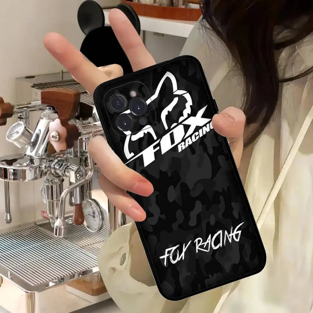 Motorcycle F-Foxes Soft Back Phone Cover Case For IPhone 17 16 Pro Max 15 12 11 16e 13 Mini 14 15 Plus