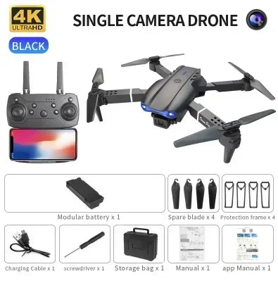 E99 K3 Pro HD 4K Drone with Dual Camera WiFi FPV Aerial Photography RC Quadcopter High Hold Mode