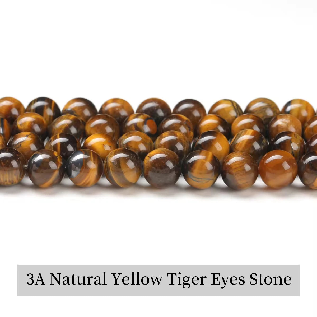 Natural Stone Yellow Red Blue Tiger's Eye Bead Round Loose Spacer Bead 4-12mm For Jewelry Making Diy Necklace Bracelet Accessoy