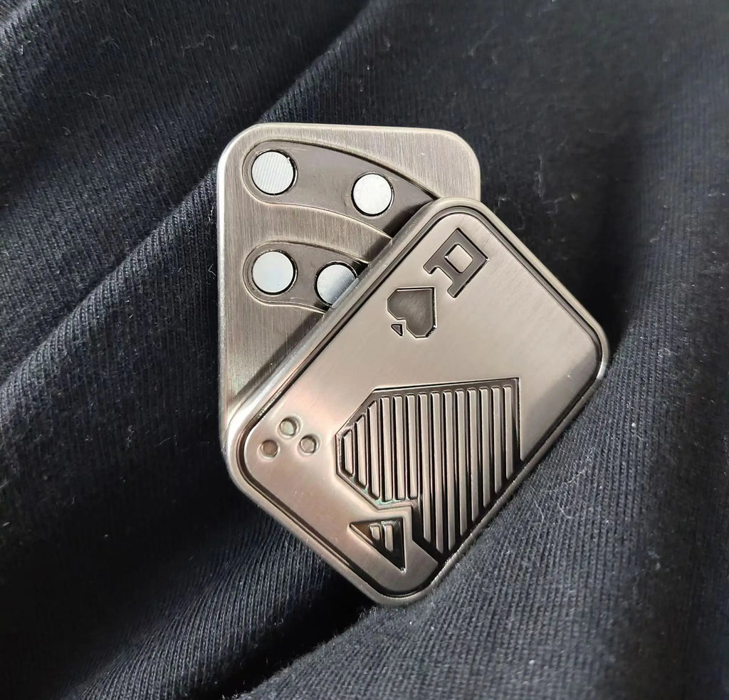 Fidget Spinner KK Pop Fingertip Gyro Solution Pressure Reduction Toy Push Poker Push Card EDC stainless Steel Toys Adult Gifts