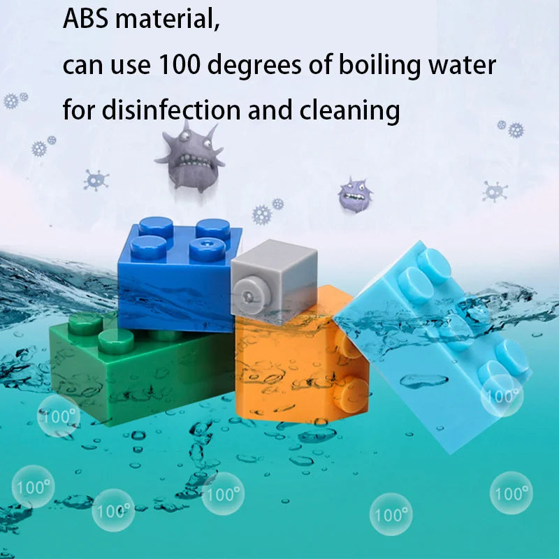 300/1000 DIY creative building blocks bulk set Urban Classic building blocks Assembled birthday gift children's educational toys