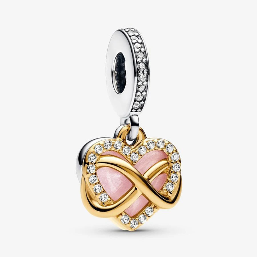 New 925 Silver Lucky Sparkling Love Cannibal Flower Beads Hot Selling Eternal Monster Gem Pendant Fashion DIY Charm Jewelry Gift