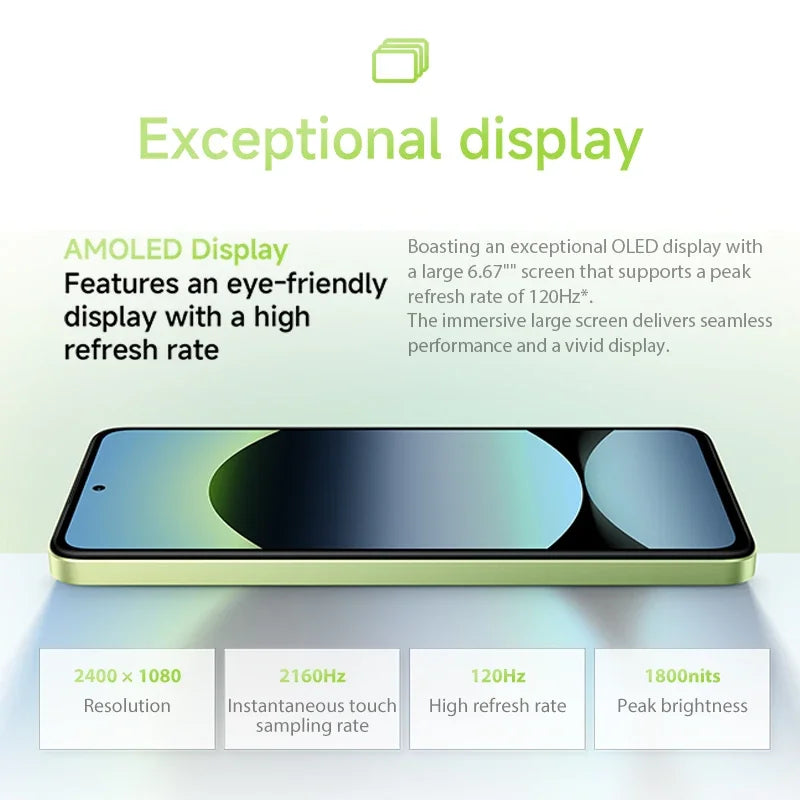 Xiaomi Redmi Note 14 MediaTek Helio G99-Ultra 120Hz 108MP AI Camera 5500mAh Global Version 33W 6.67" AMOLED