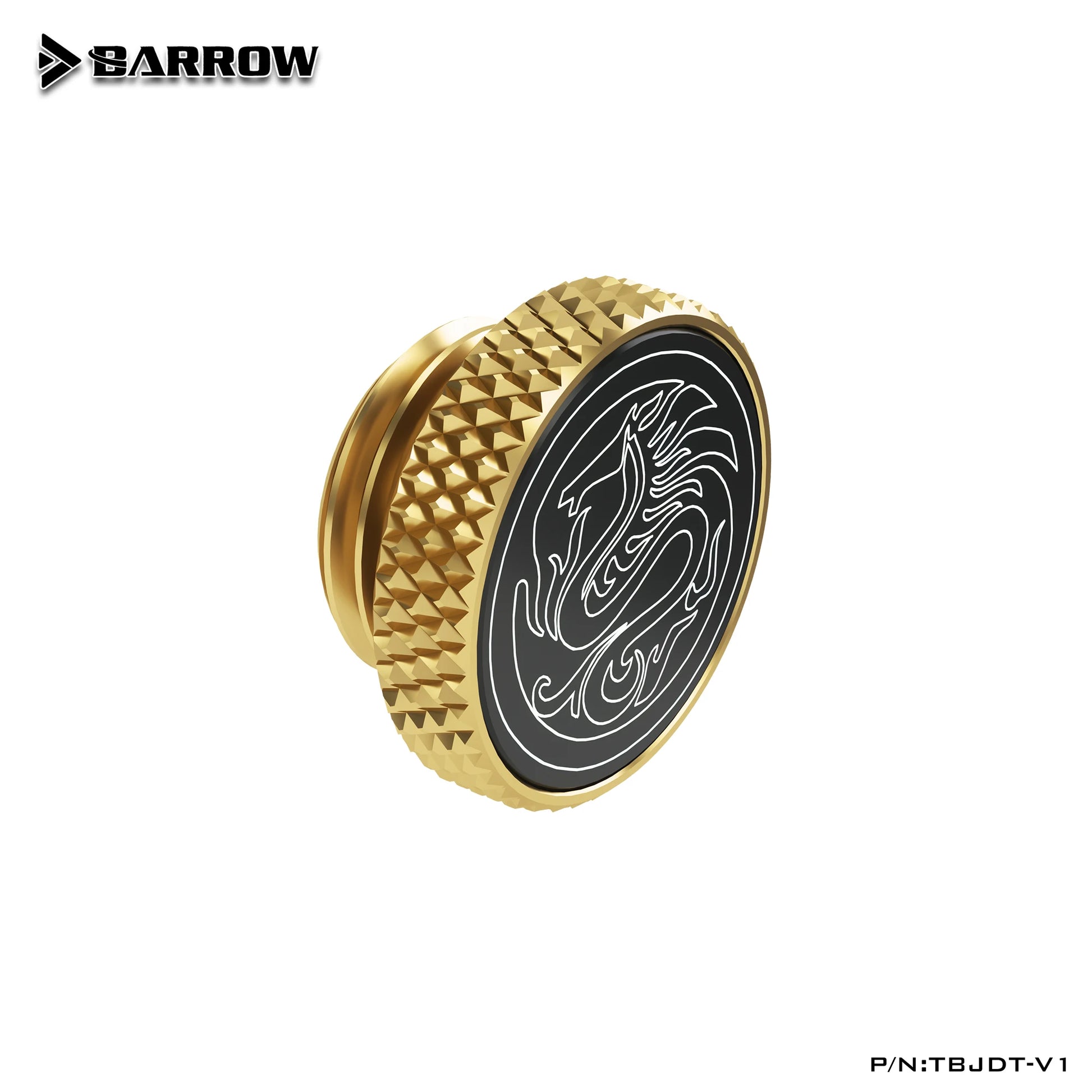 Barrow G1/4'' Plug Brass Sealing Lock Dragon Logo Special Edition Cooler Plug Computer Water Cooling Accessories Fitting
