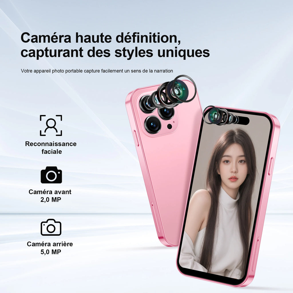 SERVO Mini Android Smartphone Dual SIM RAM 2GB ROM 16GB 3G WCDMA Play Store WiFi Hotspot Face Unlock 4.0" Small Size Smart Phone