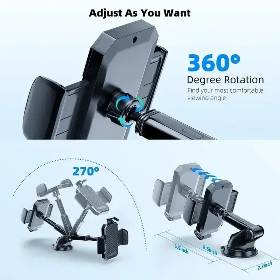2025 New  Car Phone Holder Mount Stand Sucker Suction Cup Air Vent Smartphone Support in Car Bracket for iPhone Samsung Xiaomi