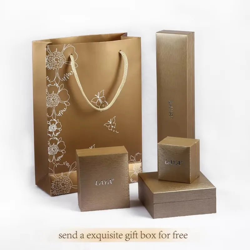 LAYA 925 Sterling Silver Multi-Line AAAAA Shining Zircon OL Style Ring For Women's Wedding High Quality Fashion Luxury Jewelry