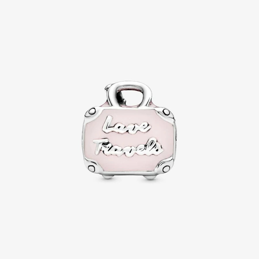 New 925 Silver Gold Bear Love Dog Bead Eternal Lucky Leaf Pumpkin Car Pendant Fashionable DIY Charm Exquisite Jewelry Gift