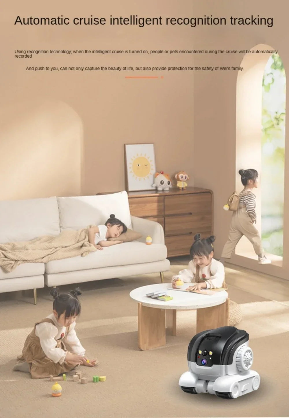 3MP HD WIFI Camera PTZ IP Security Protection Surveillance Camera Auto Tracking Baby Pets Monitor Smart Home Robot Cameras