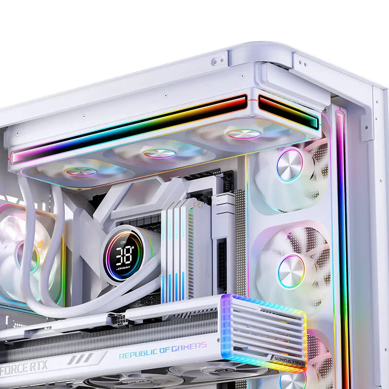 JONSBO TH-240 CPU Water Cooler Cold head digital display Integrated Water-cooled Radiator LGA1700 1851 1200 115X AM4 AM5