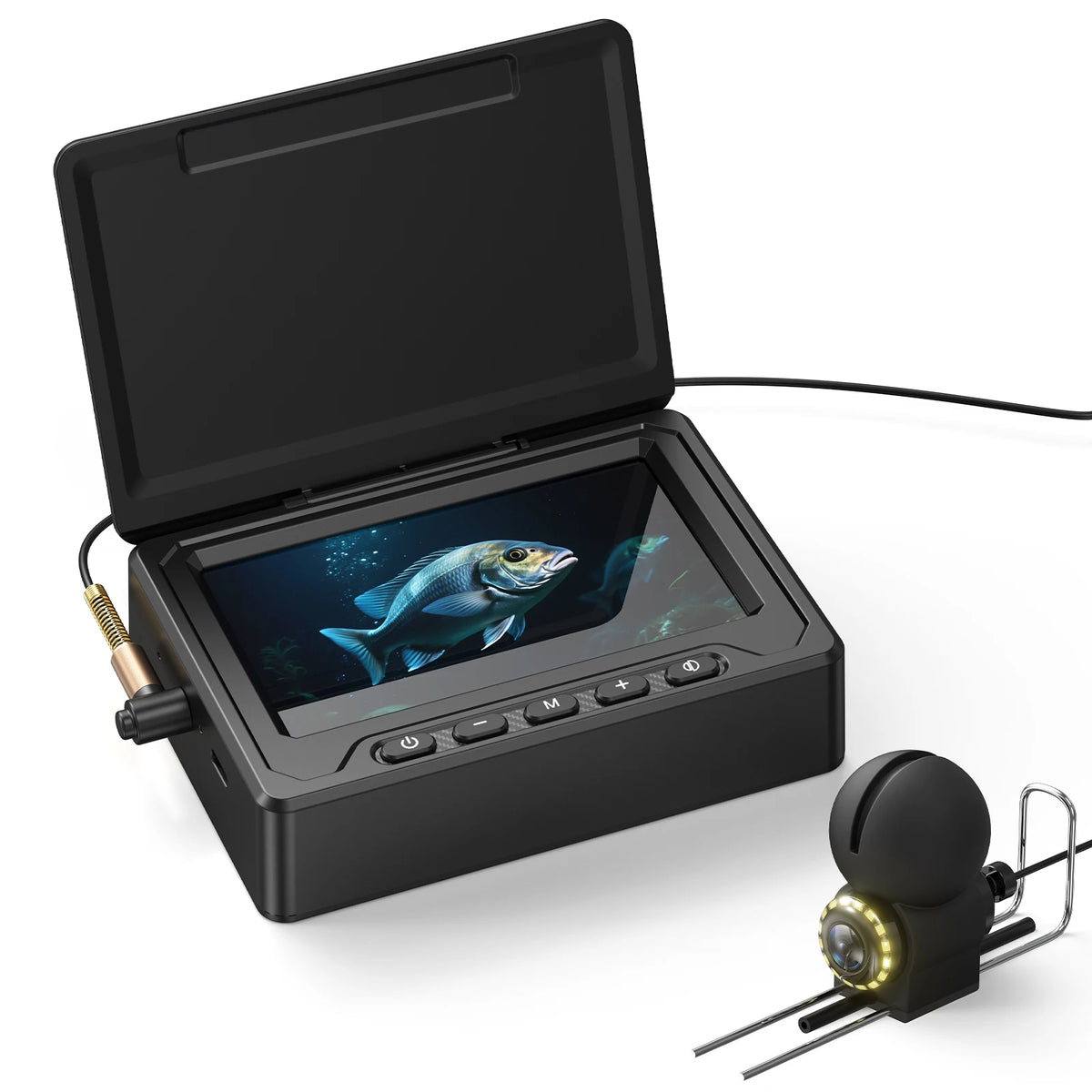 HD1080P Ice Fishing Camera 4.3 Inch LCD Ice Fishing Camera Underwater  1000TVL Portable Fish Depth Finder Water Gift for Men
