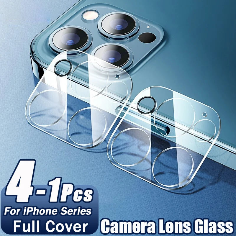 3pcs HD Camera Lens Protection Glass Film For iPhone 16 14 15 Pro Max Plus Full Cover Lens Protector For 13 11 12 PRO Mini