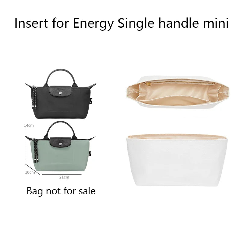 Bag Organizer Insert For Longchamp Energy Small Medium Mini Bag Dupont Paper Bag Support Bag Insert Inner Bag Bag Accessories