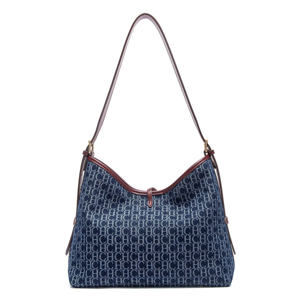 C-H Woman Tote Bag New Wine Red Mother and Child Bag Leisure Vacation Handbags