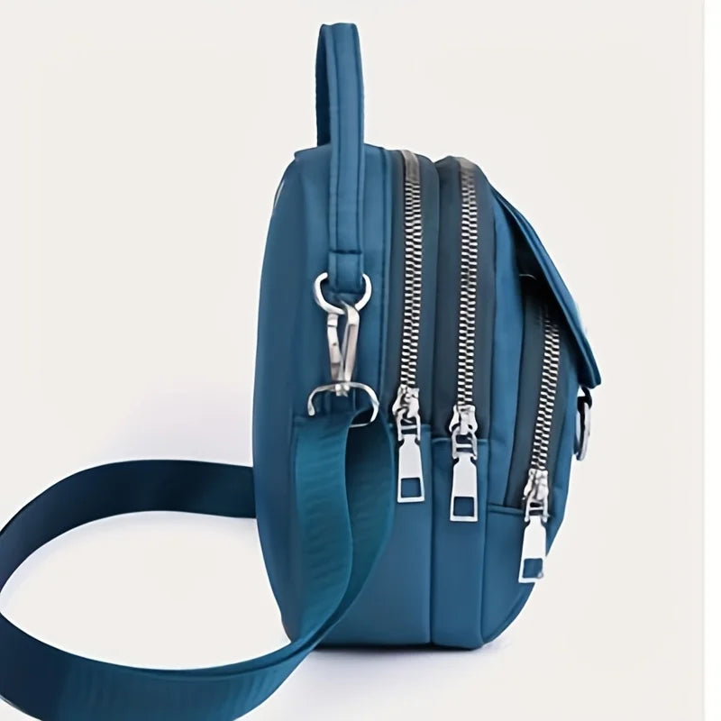 Unisex Crossbody Bag, Everyday Purse for Men Women Spacious Interior for Phone, Wallet, Keys, Casual Formal Use Crossbody Purse