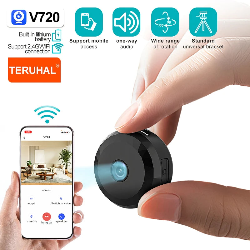 Wireless Mini Camera Smart Home WiFi Surveillance Camera Video Recorder Security Camera Baby Monitor Pet Dog Camera CCTV Camera