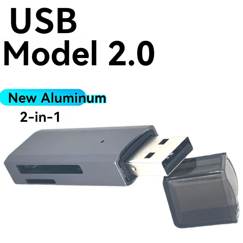 2-in-1 Multi Functional  USB 3.0 Card ReaderMicro SD TFMemoryCardReaderUSBFlashDrive CardreaderAdapter For PCLaptops Accessories
